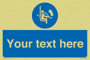 Custom Mandatory: Open safety bar of chairlift